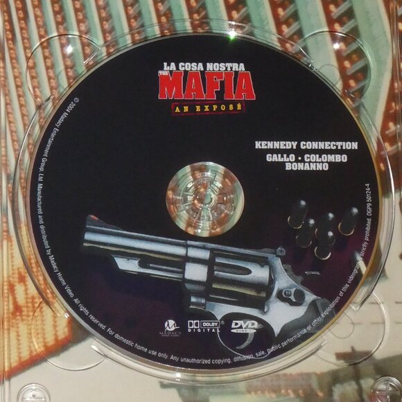 La Cosa Nostra Mafia: An Expose 5 DVD Box Set Complete Metal Case Collectible - Picture 9 of 16
